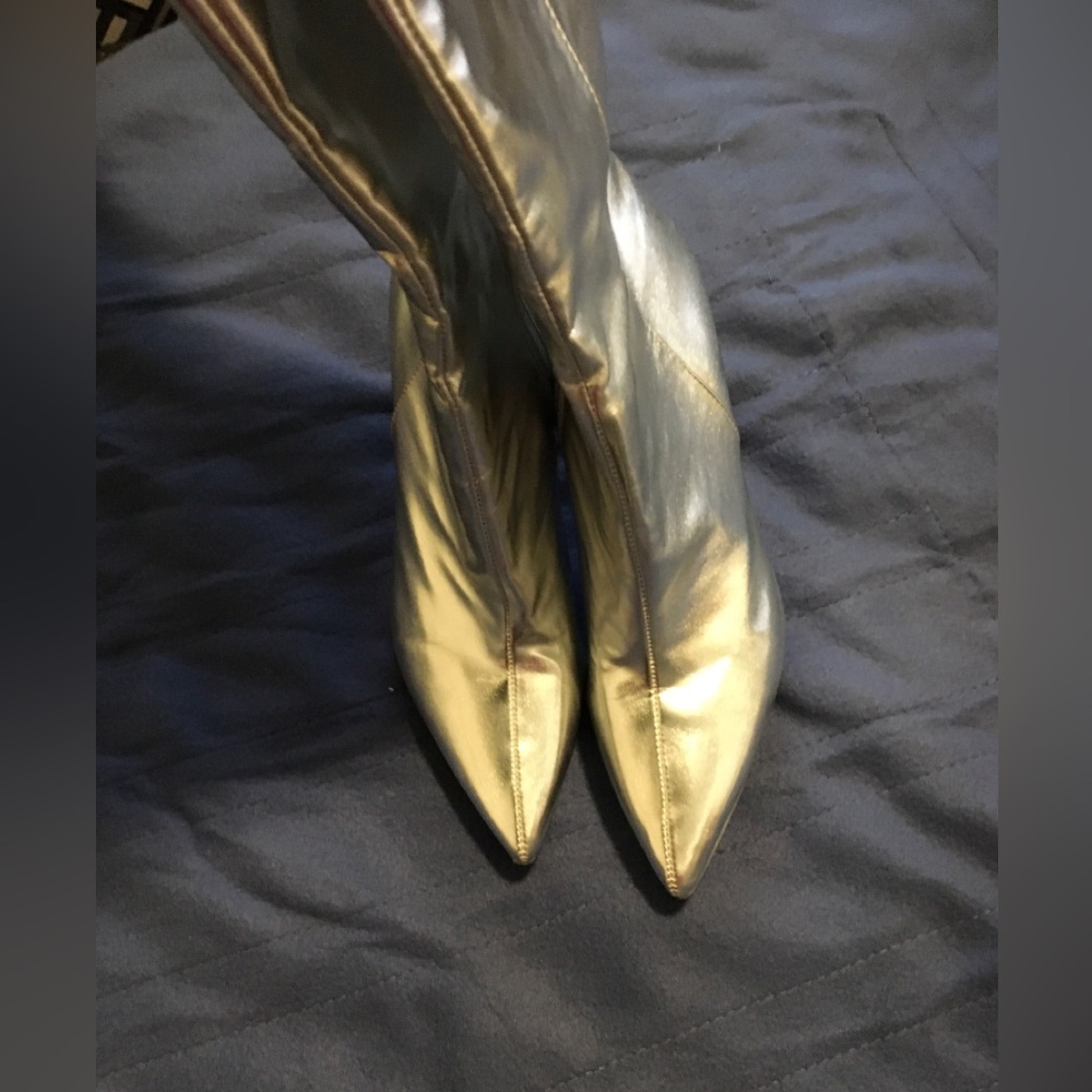Silver Women's Boots